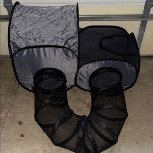 Gray and Black Pet Play Tunnel